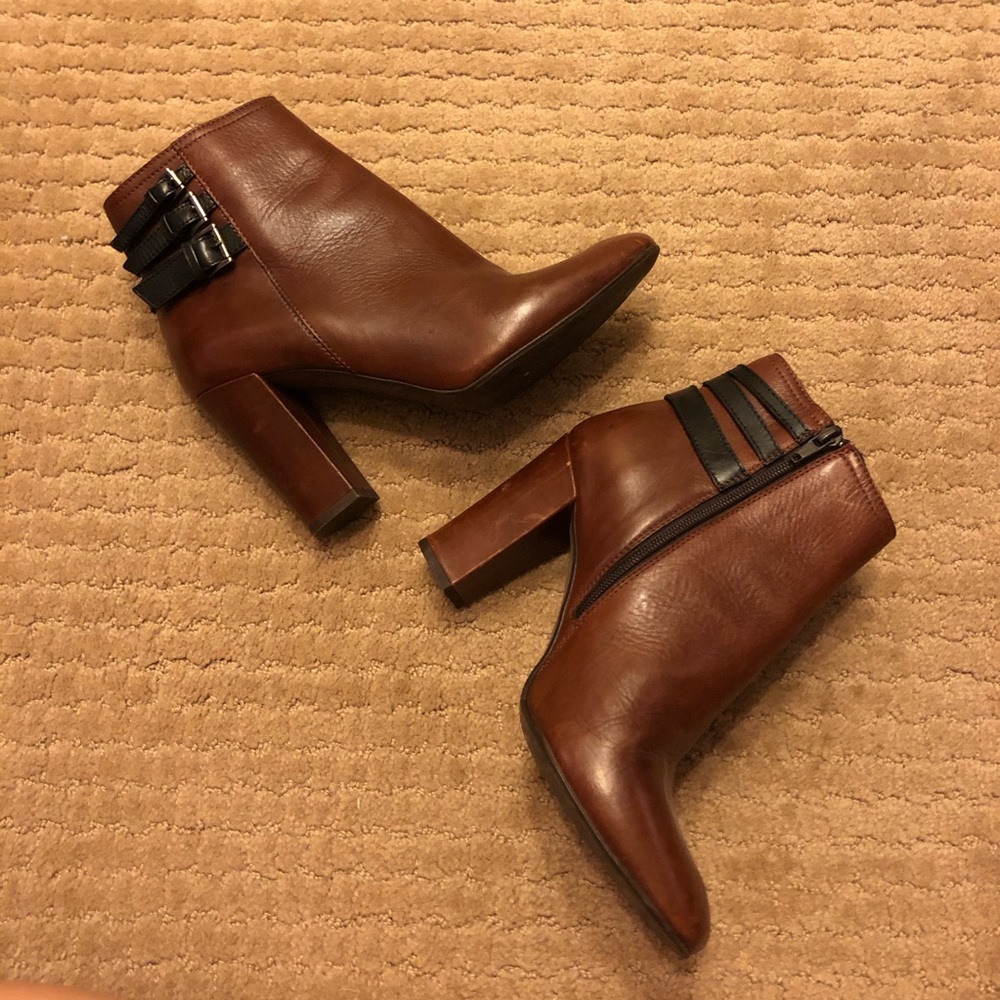 Leather Booties - image 1